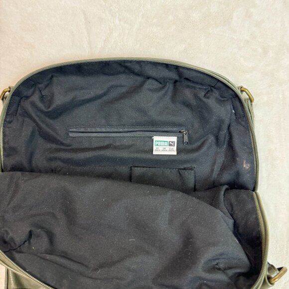 Puma Green Leather Laptop/Shoulder Bag - Fashion Accessory - Picture 16 of 16